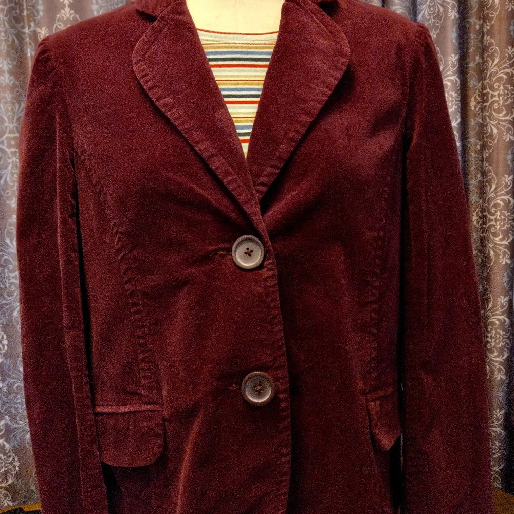 Dark Raspberry Maternity Blazer Size (S)